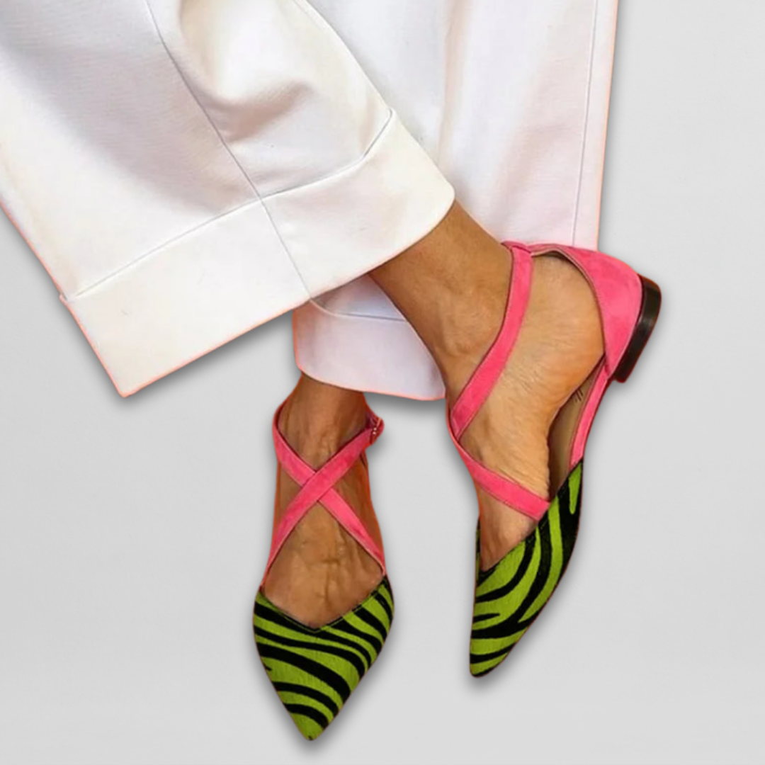 Fenna | Strappy Ballet Flats