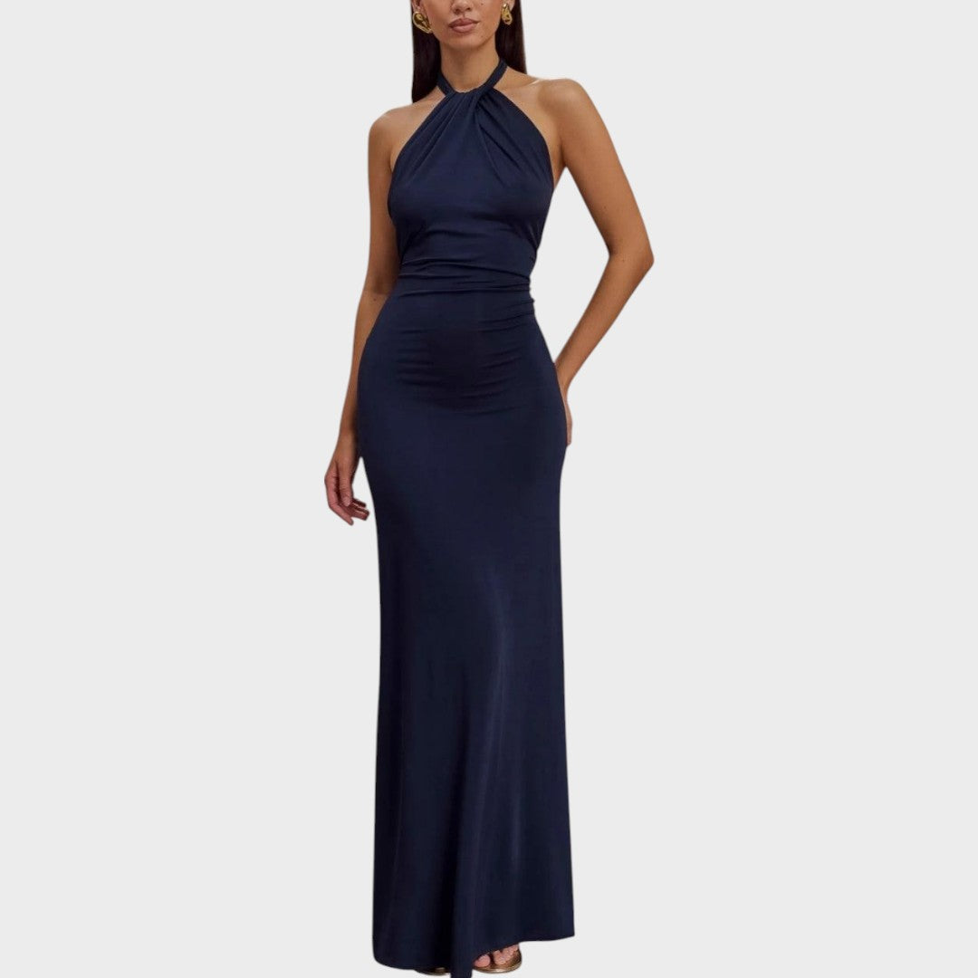 Laguna | Long Dress with Halter Neck