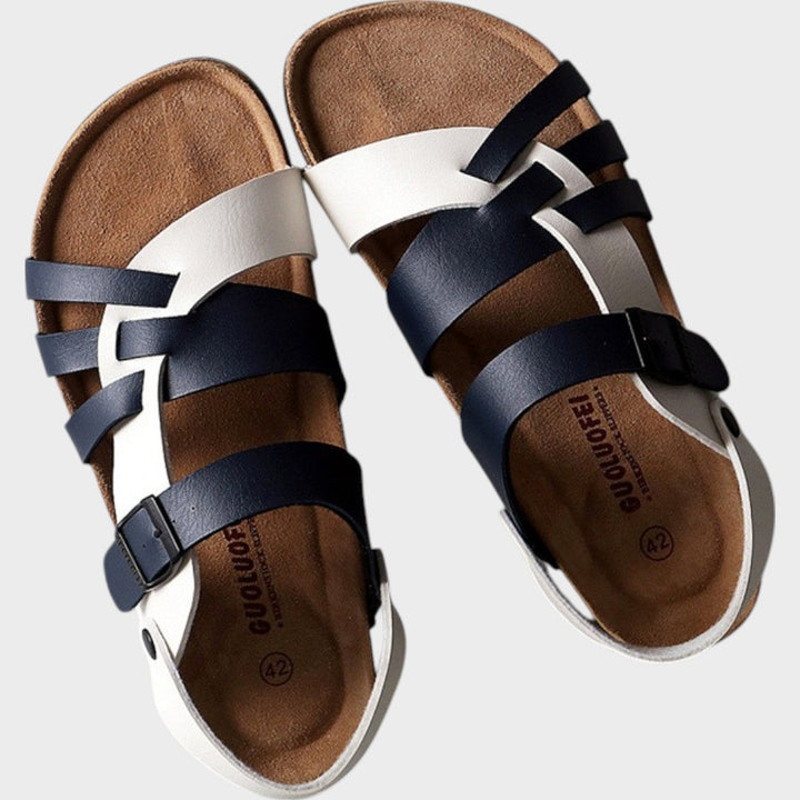 Cecília | Adjustable Orthopedic Leather Sandals