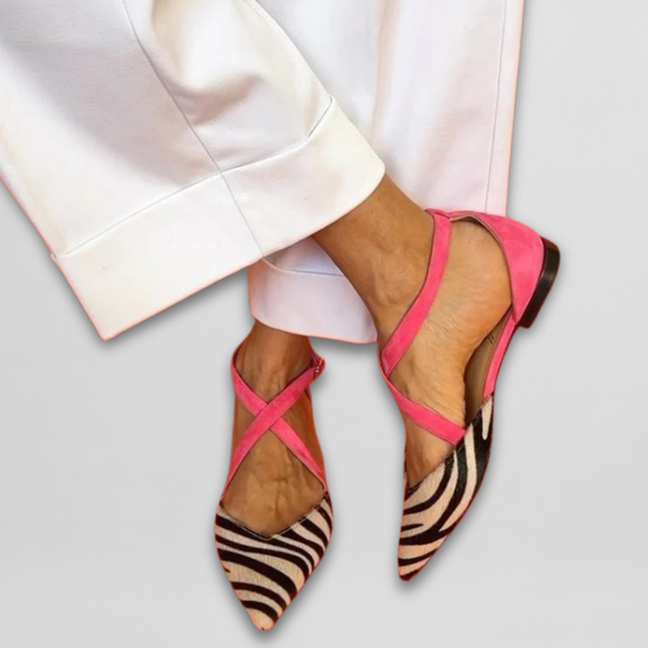 Fenna | Strappy Ballet Flats