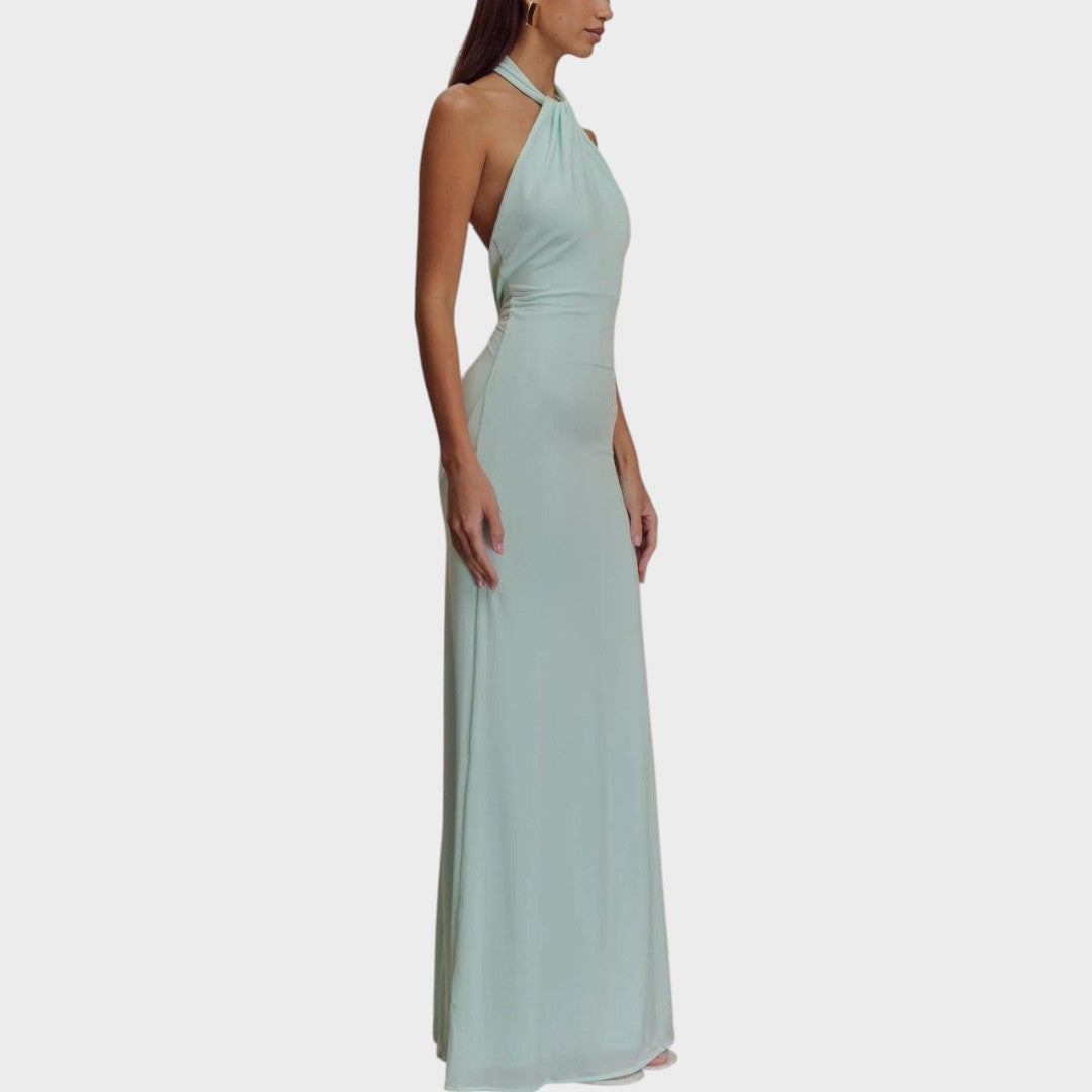 Laguna | Long Dress with Halter Neck