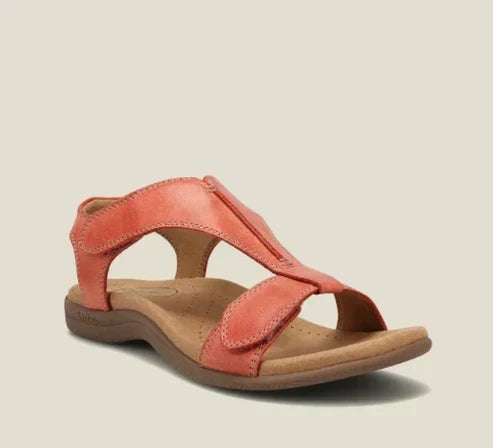 Plum | Yellow Front Zip Sport Sandals — view 3