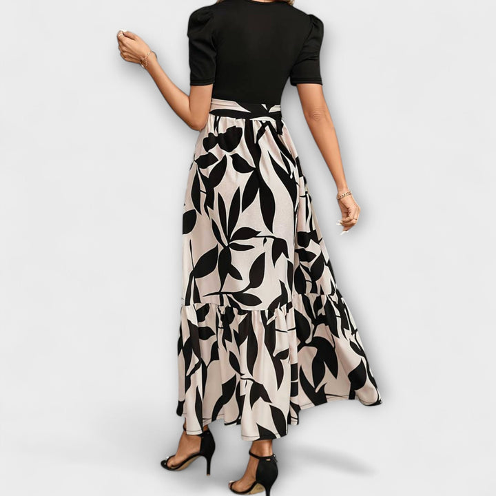 Luna | Summer Dresses with Floral Patterns and Round Neckline