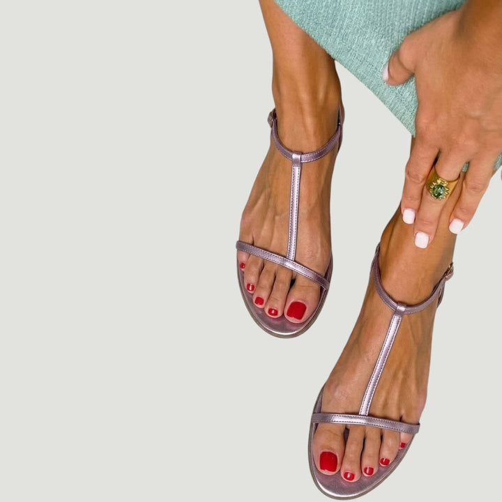 Rosalba | Golden Spring Sandals