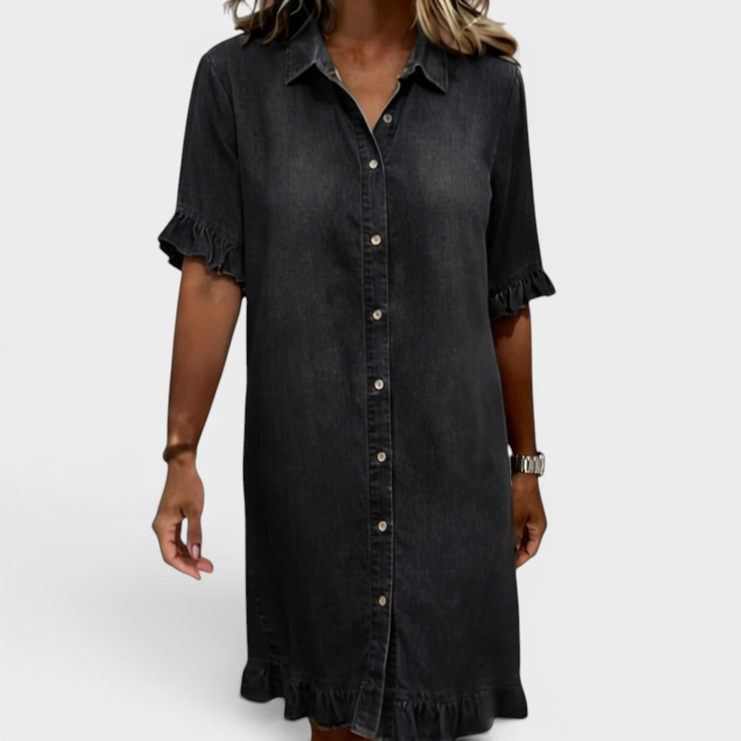 Camille | Elegant Denim Dress