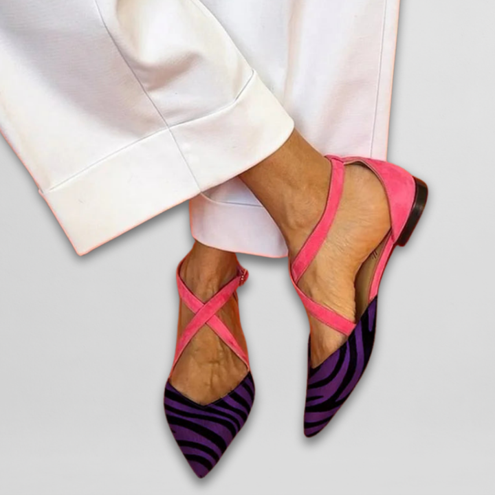 Fenna | Strappy Ballet Flats