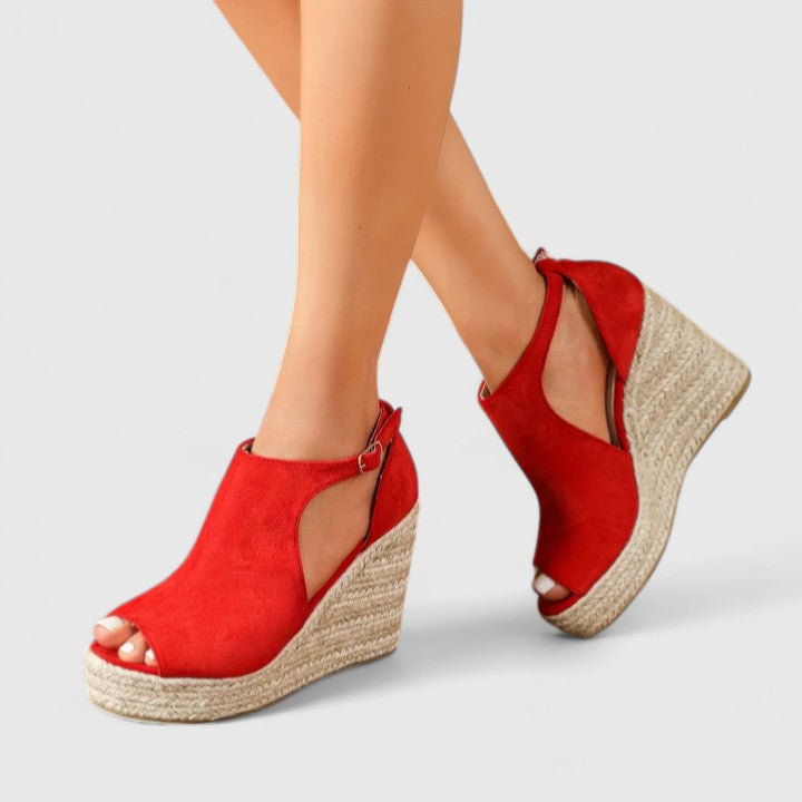 Tahliah | Camel Cushioned Heels — view 10