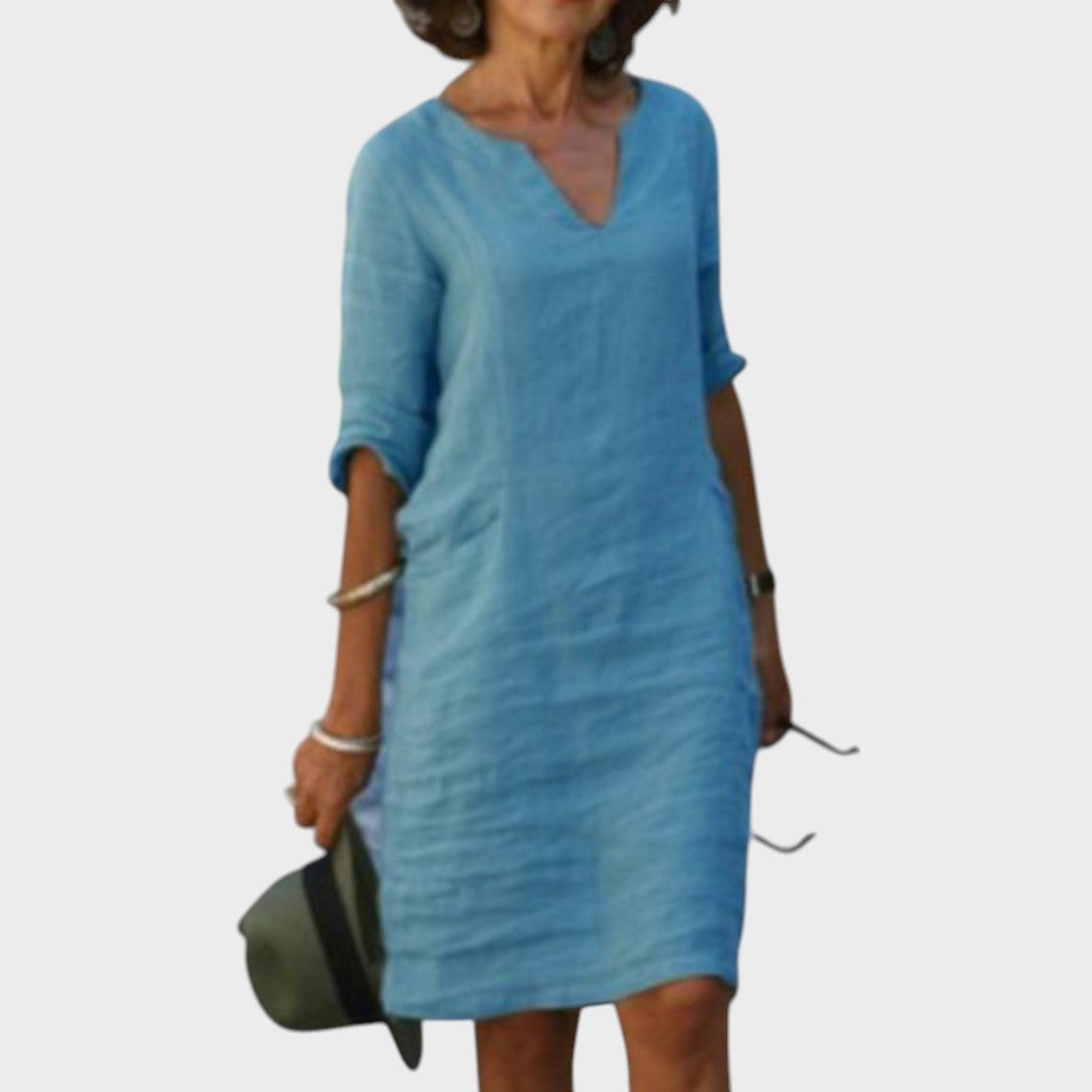 Josette | Elegant Dress with V-Neck