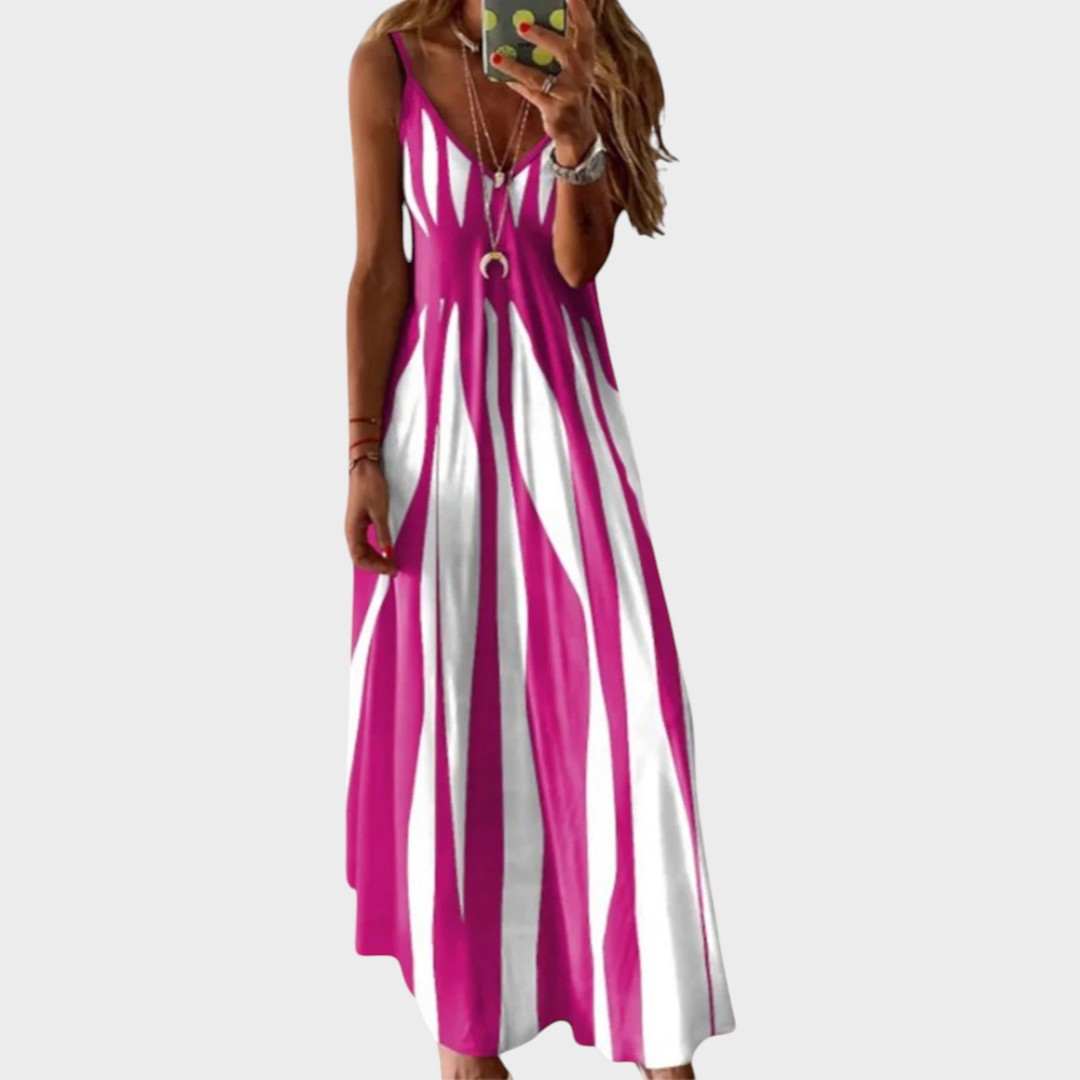 Anita | Long Striped Dress