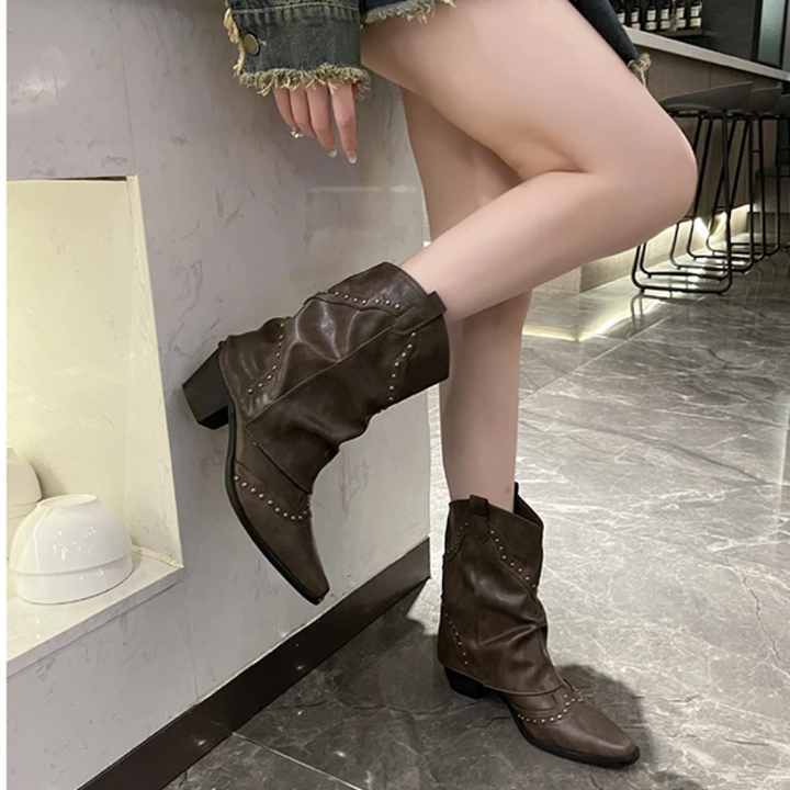 Sierra | Studded Western Boots — view 2