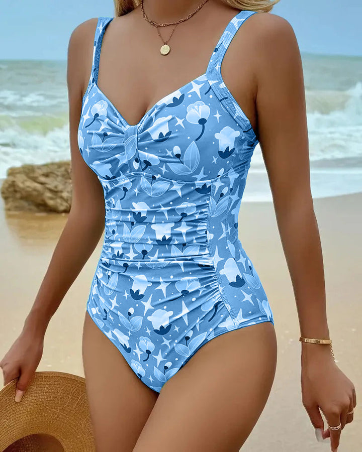 Clara | One Piece Printed Tankini — view 12