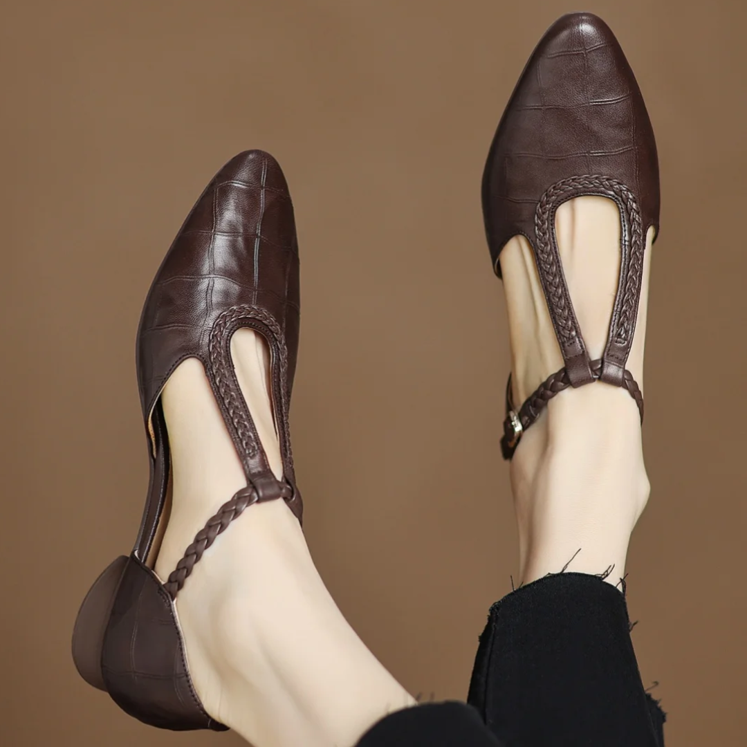 Vivienne | Brown Mary Janes