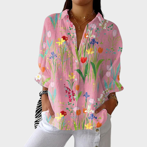 Lynda | Blossom Printed Blouse
