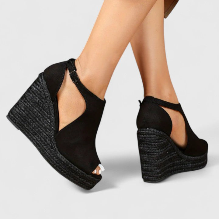 Tahliah | Camel Cushioned Heels — view 3