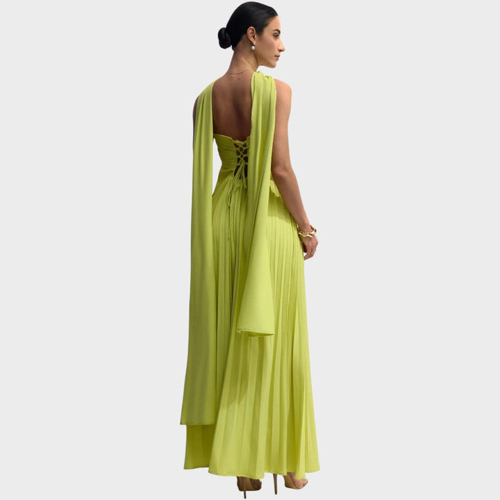 Rosalía | Strapless Pleated Dress