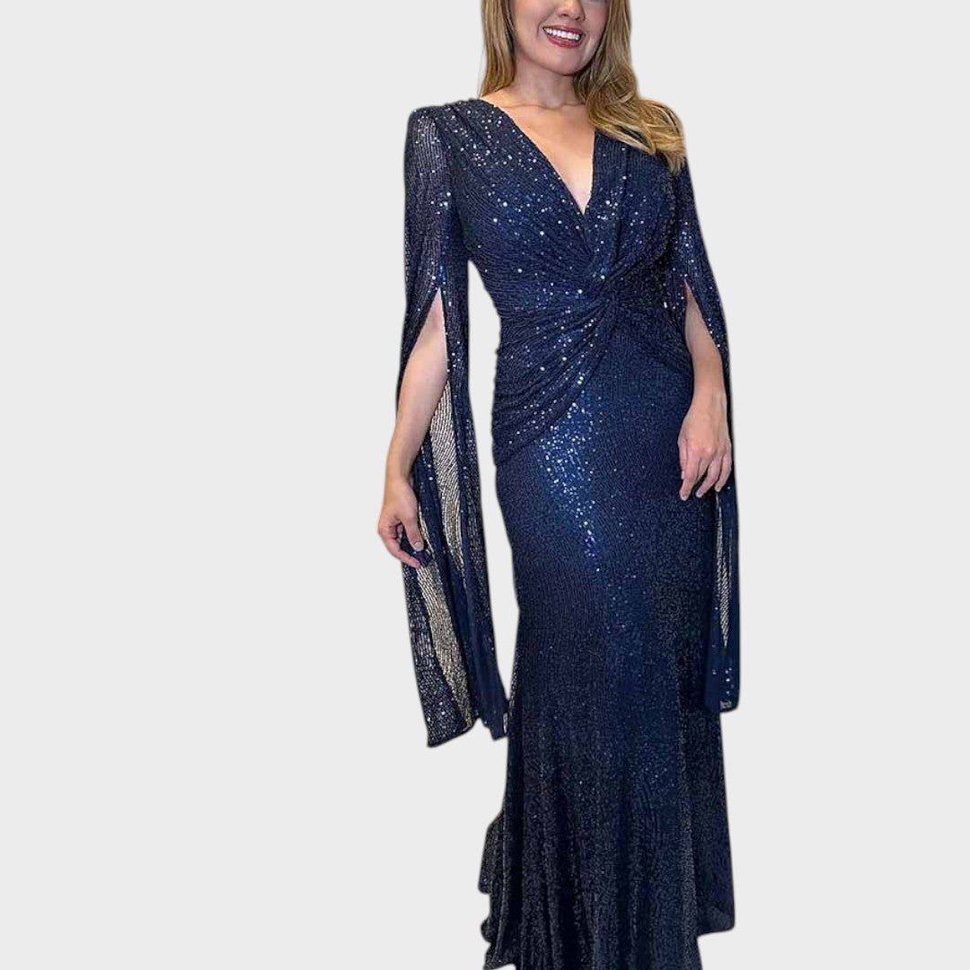 Nerma | Shiny Maxi Dress