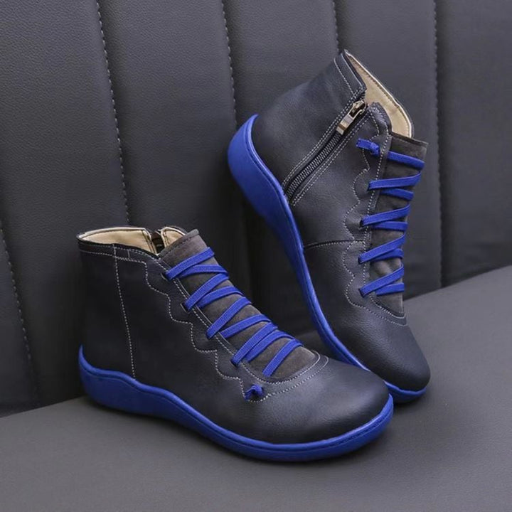 Missy | Black Square Toe Comfort Boots — view 5