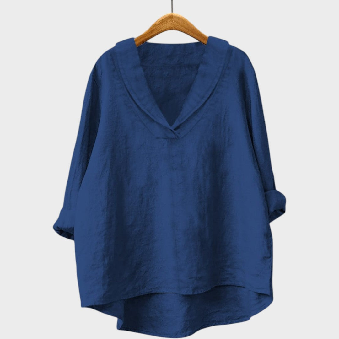 Evelyn | Elegant Breezy Summer Blouse