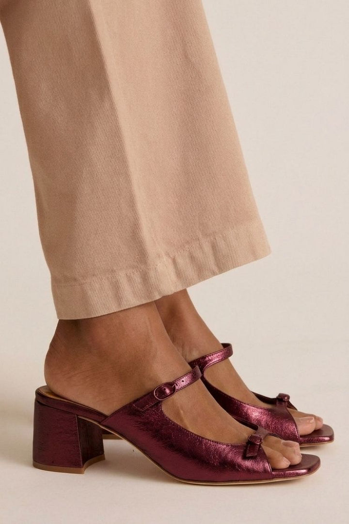 Rita | Block Heel Ankle Strap Heels — view 7