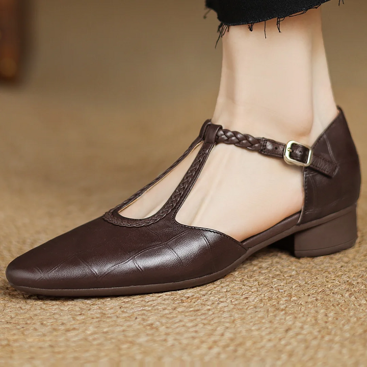 Vivienne | Brown Mary Janes — view 9