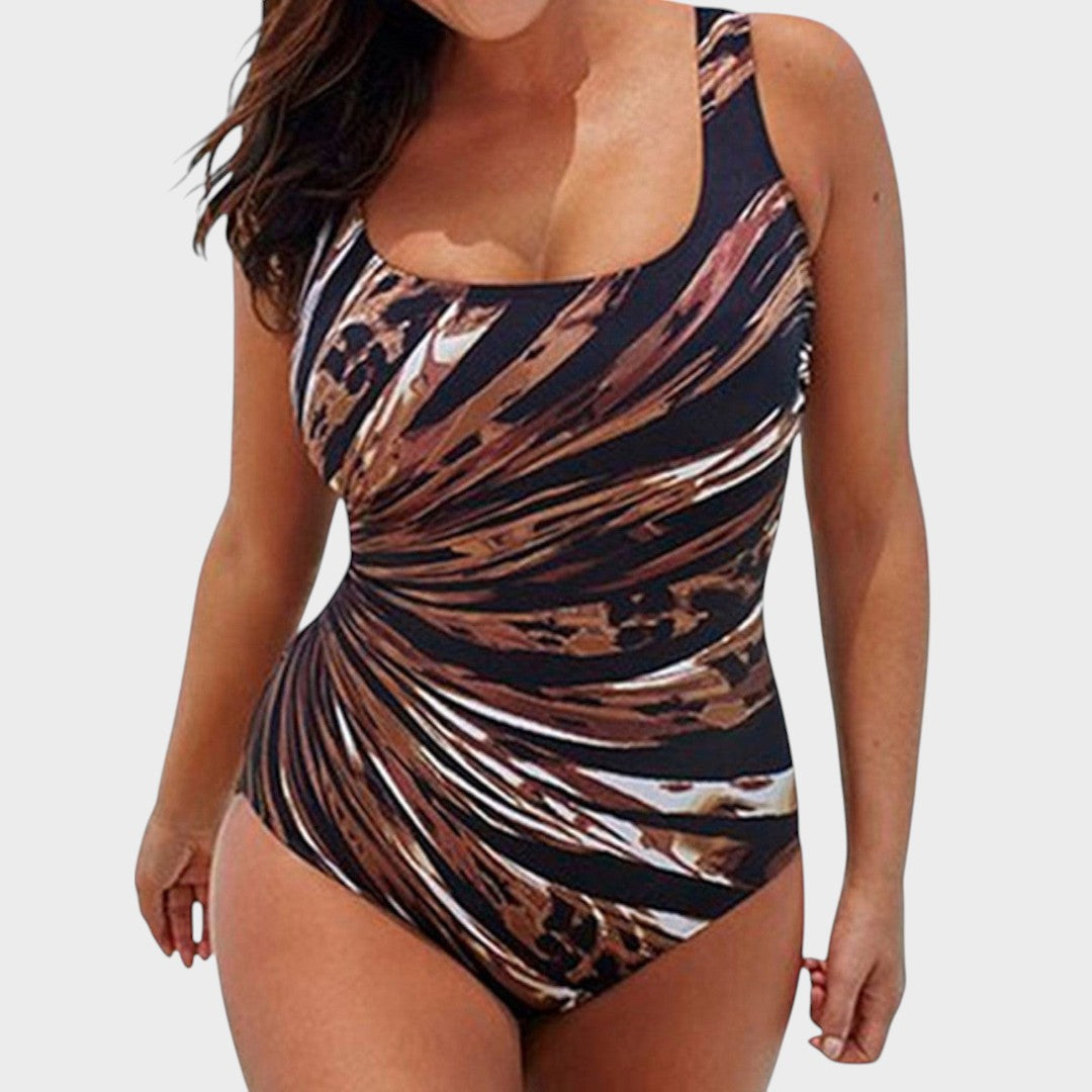 Rita | Striped Swimsuit
