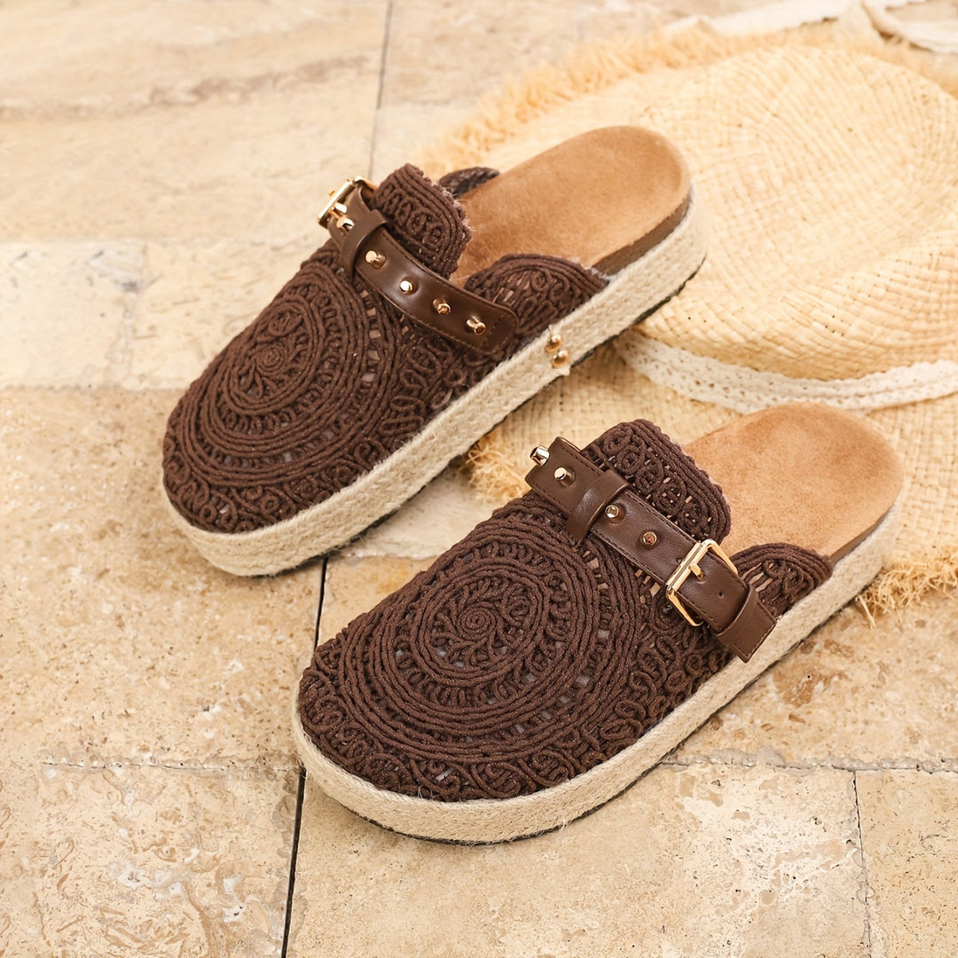 Olivia | Platform Cushioned Sandals — view 7
