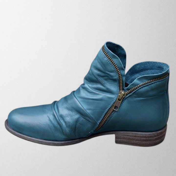 Lisa | Brown Block Boots — view 3