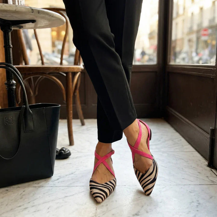 Fern | Brown Cushioned Ballet Flats — view 5