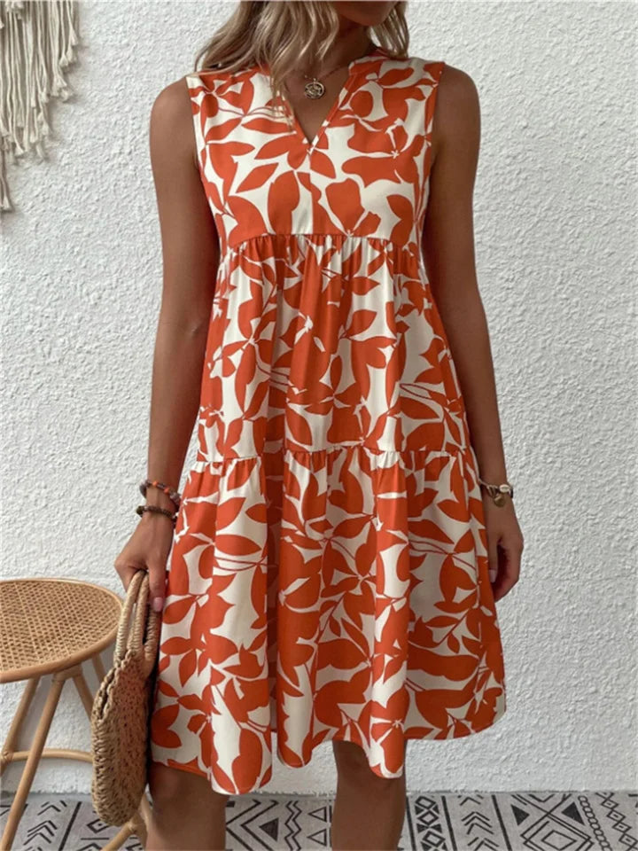 Tasha | Blooming Flowy Mini Dress — view 3