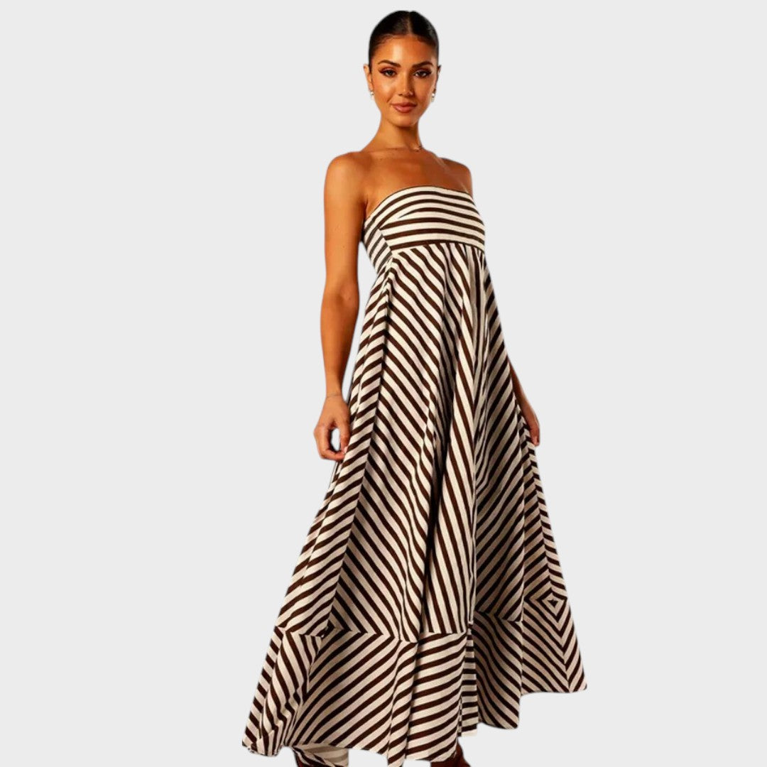 Mira | Strapless Maxi Dress