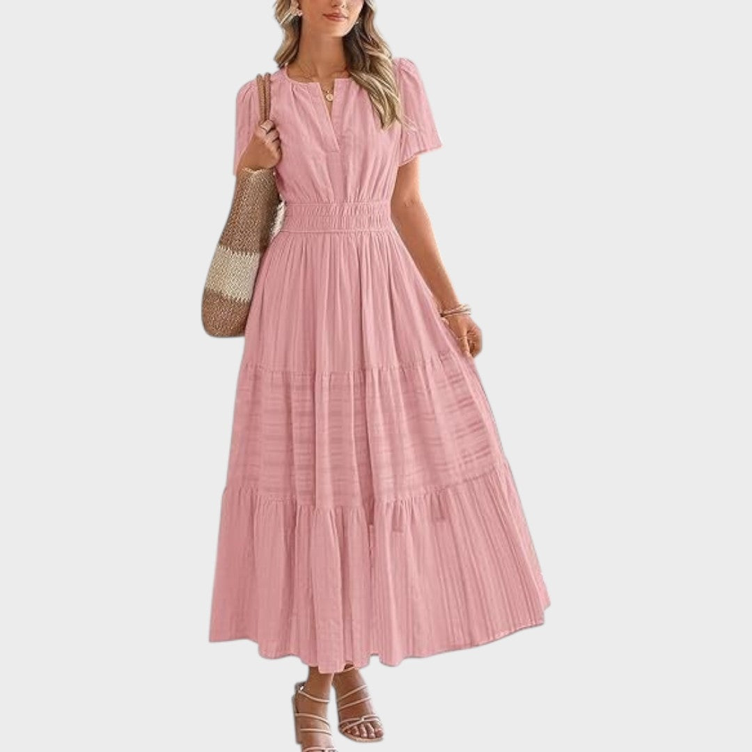 Zaza | Long Dress with Elastic Waist