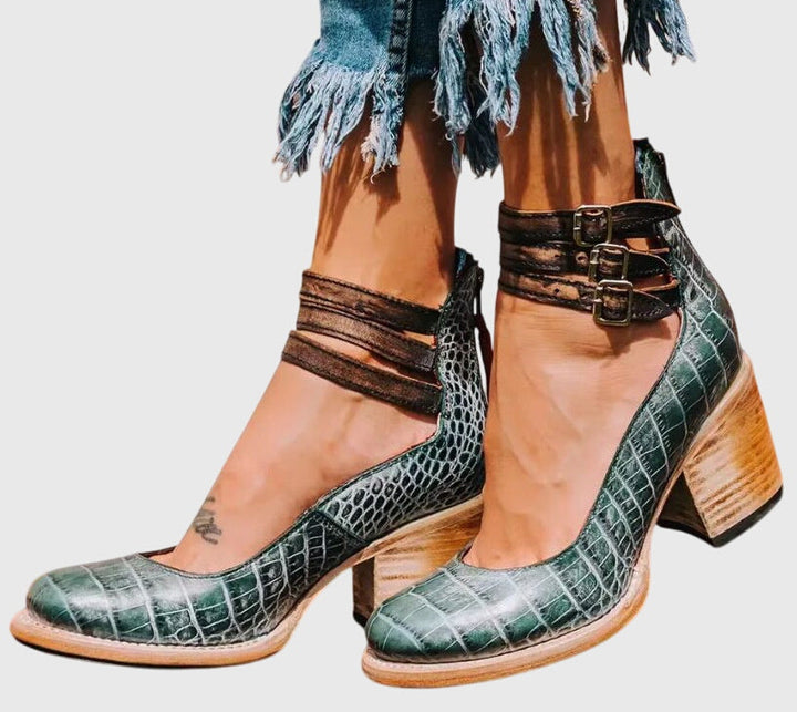Nina | Black Soft Cushioned Sandals — view 6