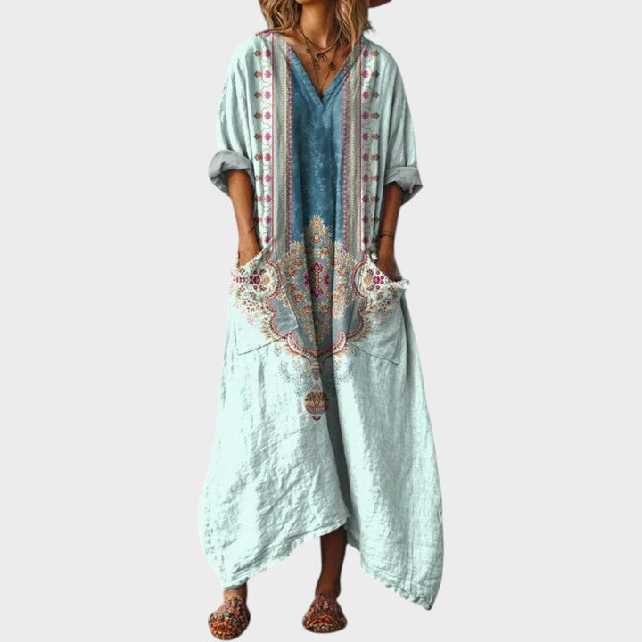 Milena | Wide Boho Jumpsuit