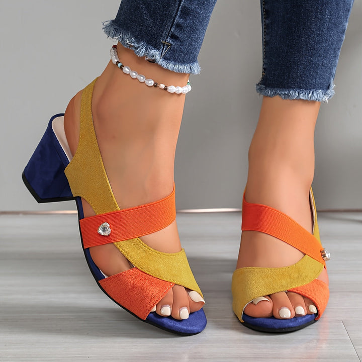 Lucia | Block Heel Cushioned Heels — view 4