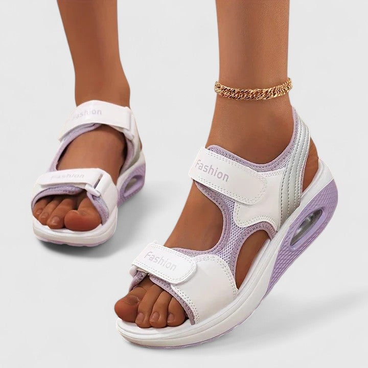 Rhea | Brown Low Comfort Sandals