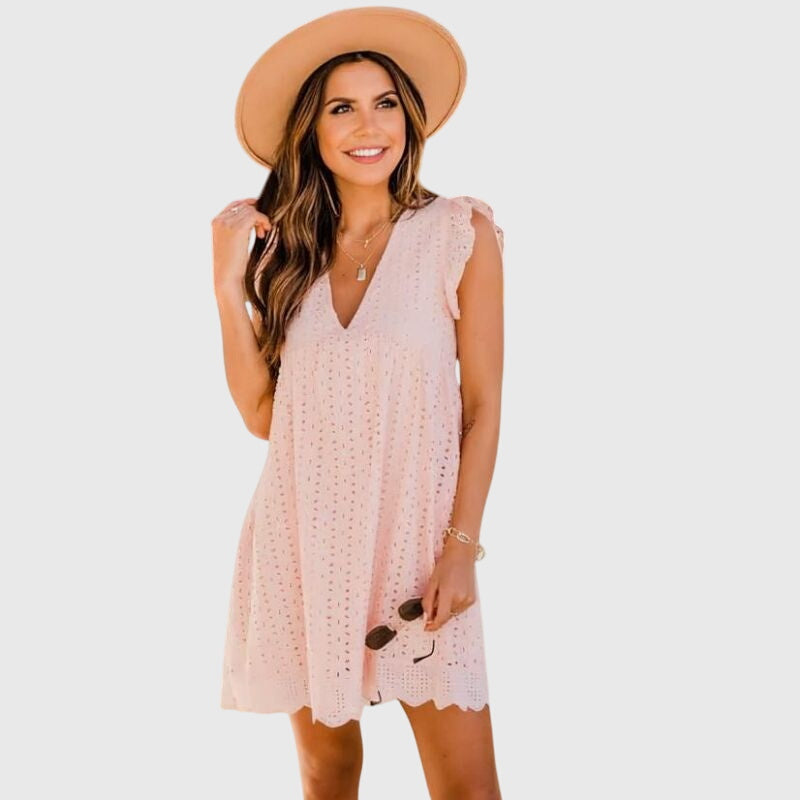 Diana | Dusty Pink Draped Midi 2 in 1 Dress — view 4