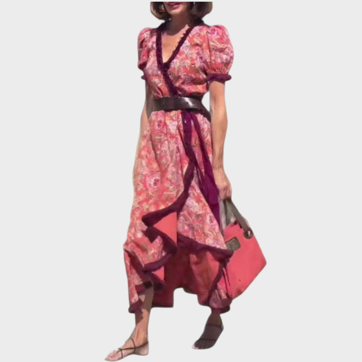 Sylvie | Long Dress with Bell Sleeves