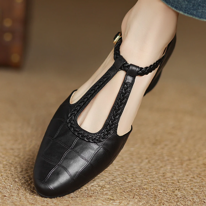 Vivienne | Brown Mary Janes — view 7