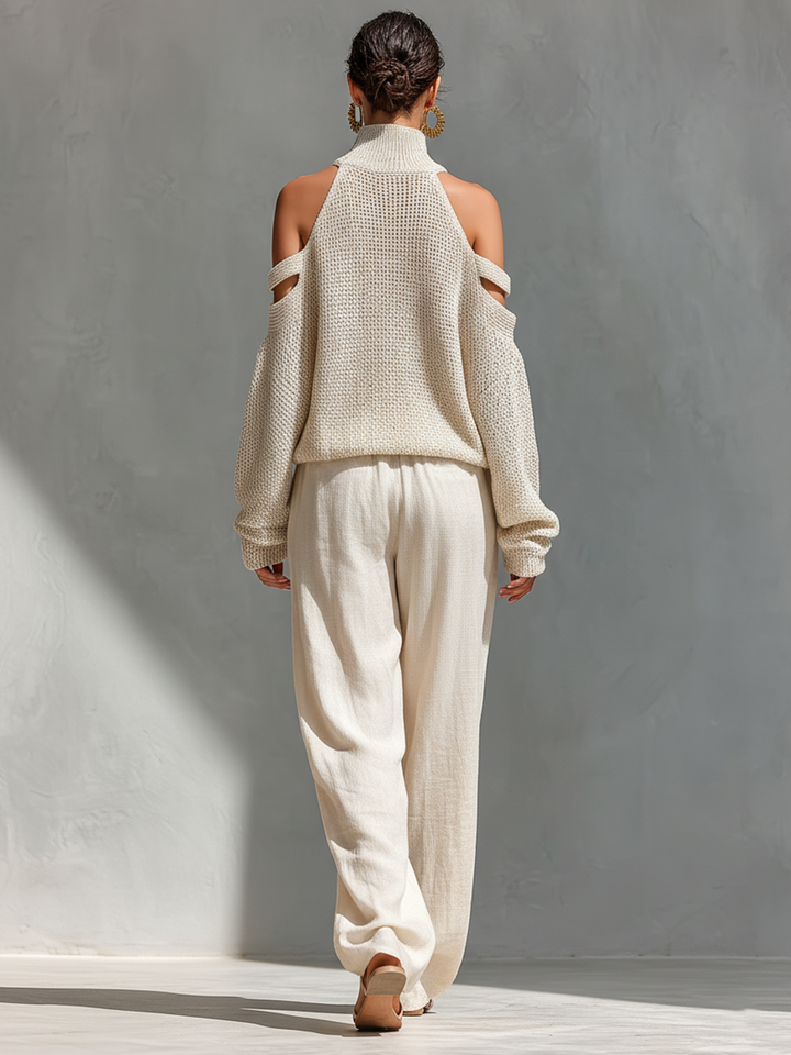 Sophie | Beige Knit Set — view 2