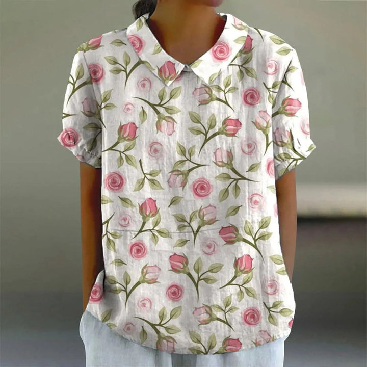 Fiona | Floral Summer Shirt — view 2