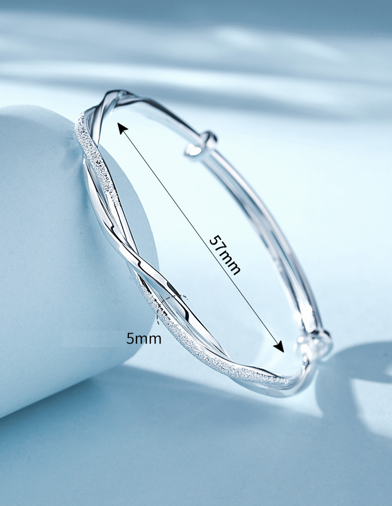 Rosalind | Braided Silver-Tone Bracelet — view 5