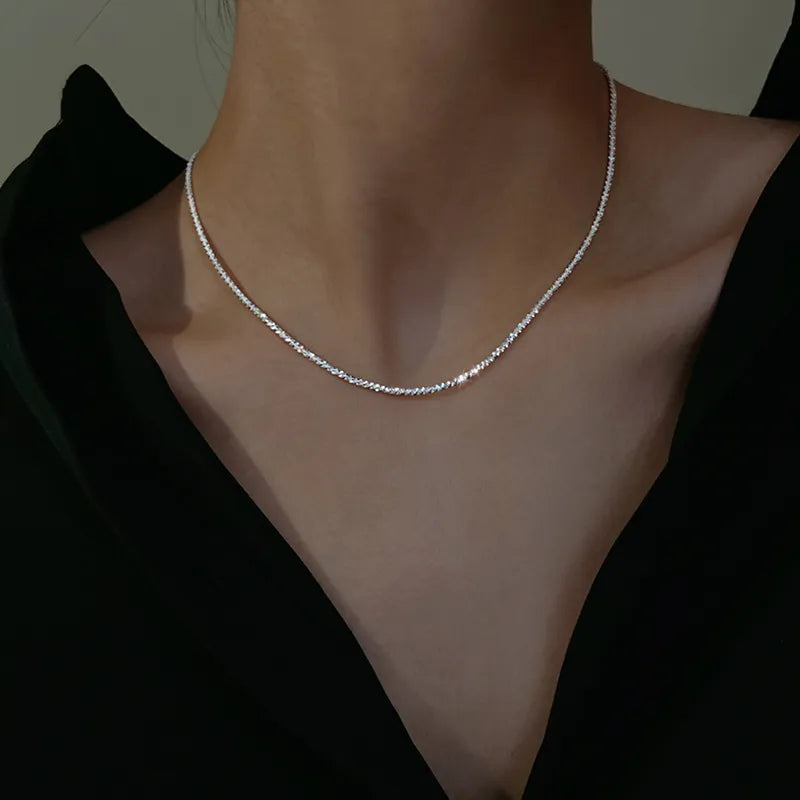 Camille | Elegance Clavicle Necklace — view 4