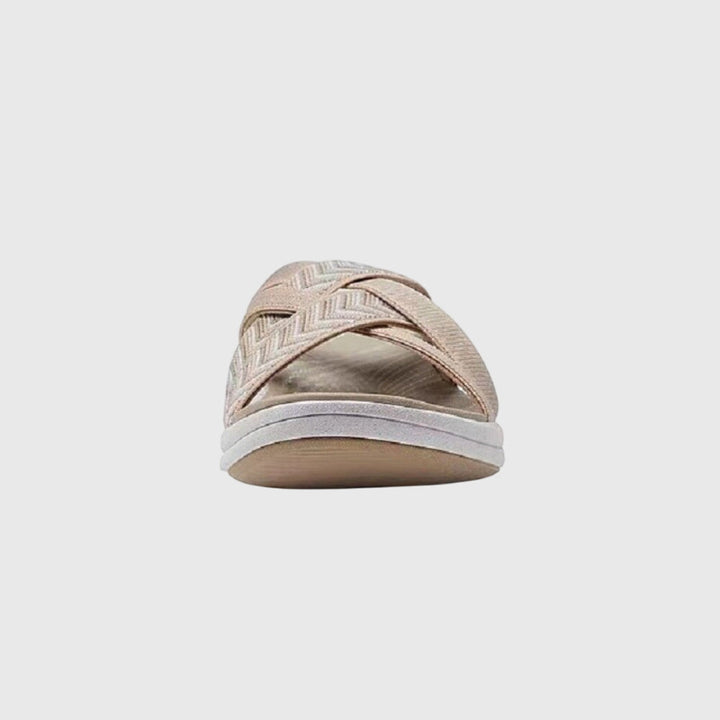 Jade | Brown Classic Comfort Sandals — view 3