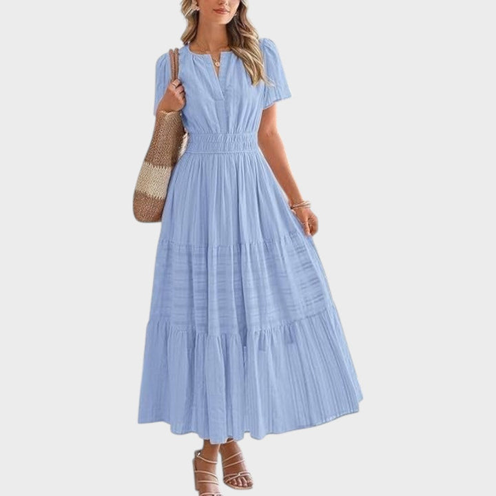 Zaza | Long Dress with Elastic Waist
