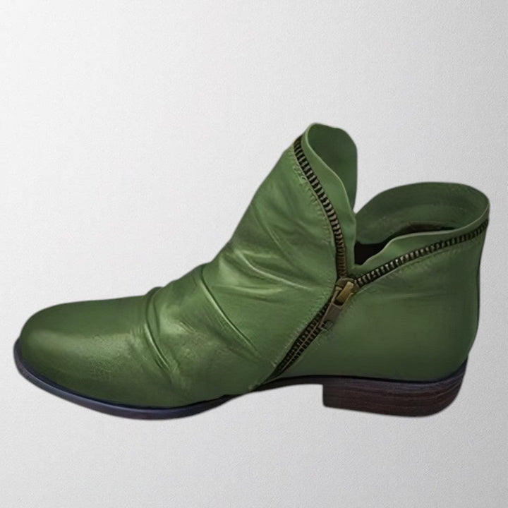 Lisa | Brown Block Boots — view 6
