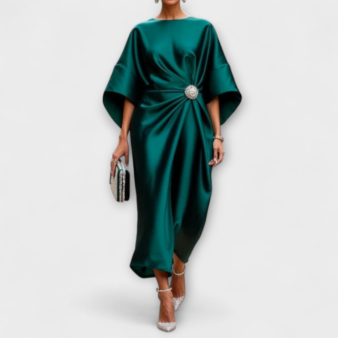 Liora | Luxurious satin maxi dresses with sequins