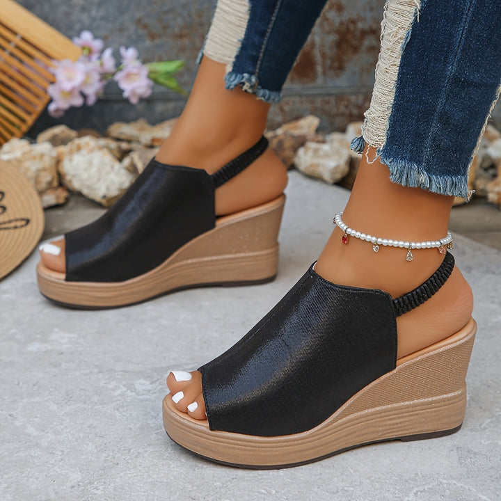 Aurora | Platform Wedge Sandals — view 3