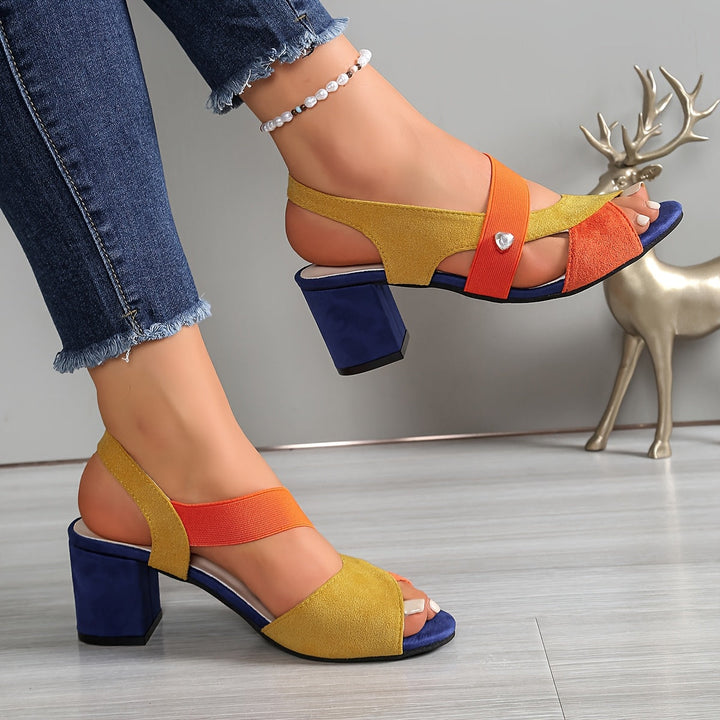 Lucia | Block Heel Cushioned Heels — view 5