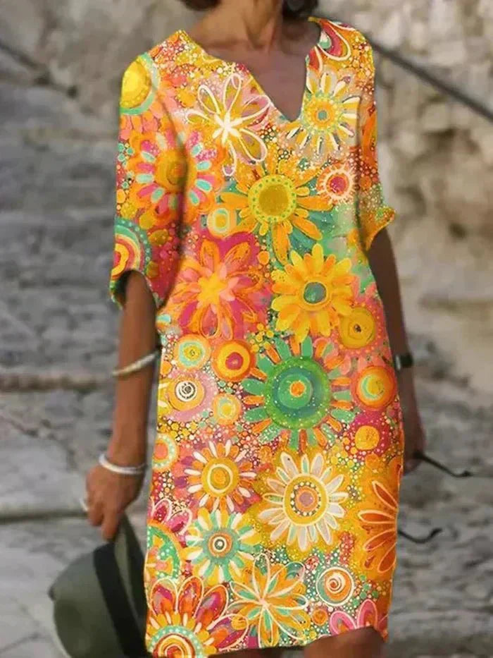 Anouk | Vibrant Floral Maxi Dress