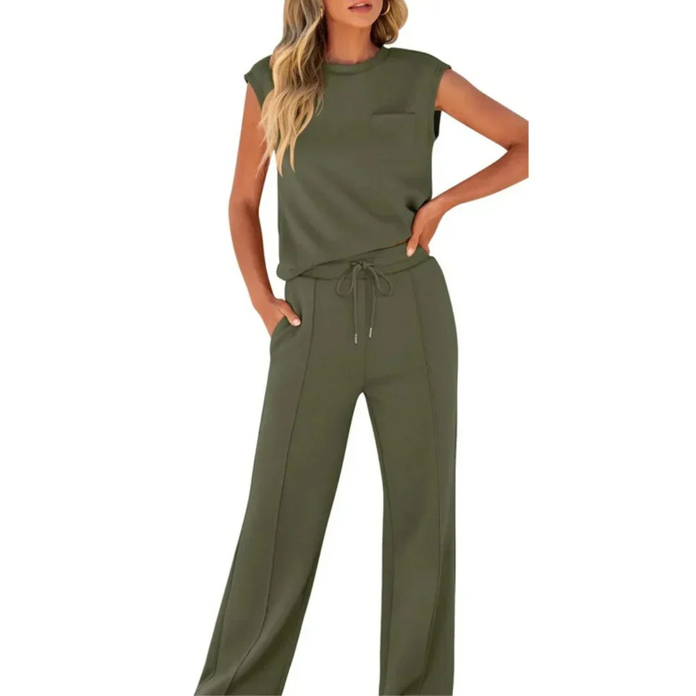 Pruella | Army Green Two-Piece Set — view 2